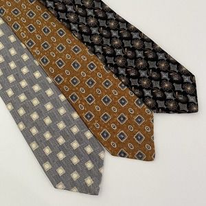 ~ XMI Nordstrom Silk Neckties LOT of 3r